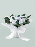Babyblooms weißes Babykleidungs-Blumenstrauß-Geschenkset für Neugeborene, importiert aus dem Vereinigten Königreich