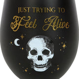 Something Different wine glass with skeleton design 500ml, UK version
