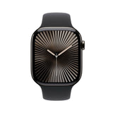 Apple Watch Series 10 46mm slate titanium case black sports band - British product