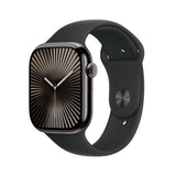 Costco UK Apple Watch Series 10 GPS + Cellular 46mm Slate Titanium Case Smartwatch with Black Sports Band- Buy online at McGrocer