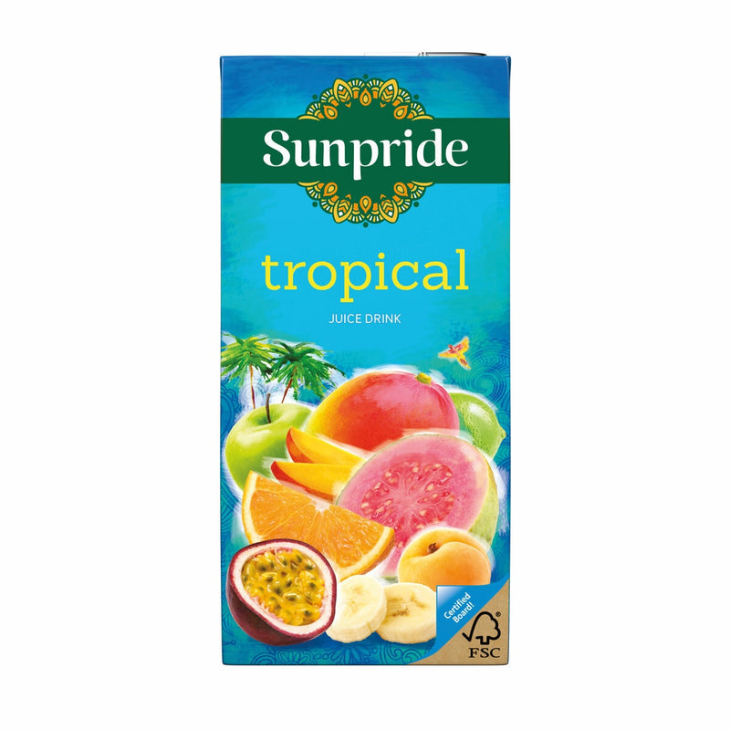 Sunpride tropical juice multipack 12x1L (British brand)