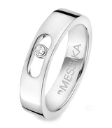 Harrods Messika Move Joaillerie White Gold Diamond Wedding Ring 0.03ct- Buy online at McGrocer