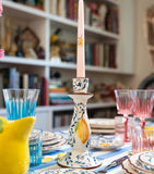 Les Ottomans ceramic candle holder Positano Lemons, UK version