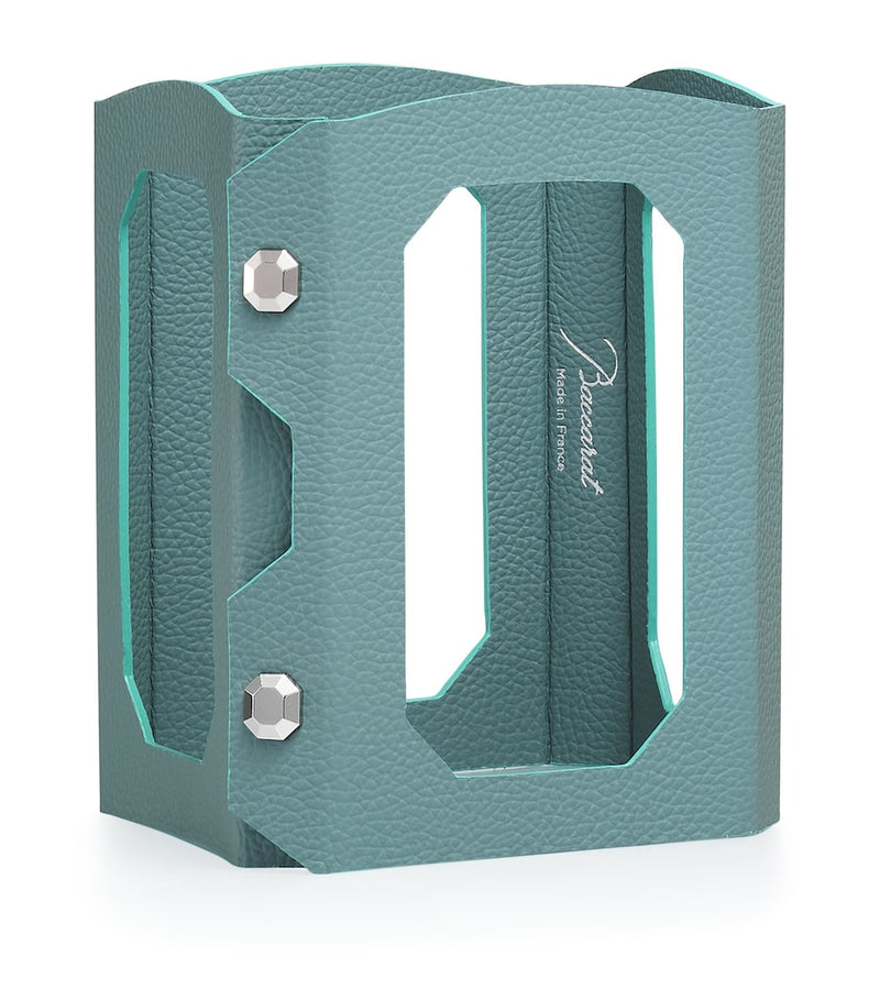 Baccarat leather Octogone decanter case - British product