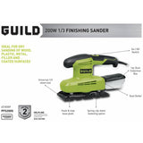 Guild 1/3 sheet sander 200W, UK version