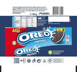 Oreo Original Sandwich Biscuits 20 x 66g, imported from the UK
