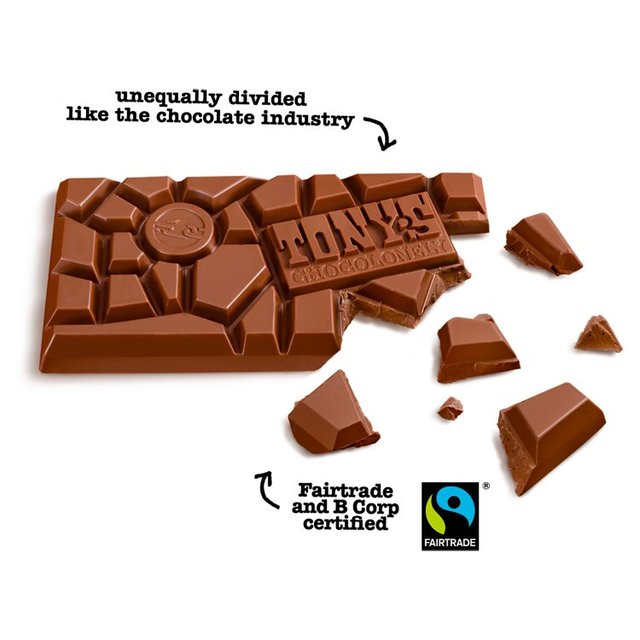 Tony's Chocolonely Milk Chocolate 32% Almond Honey Nougat   180g GOODS M&S