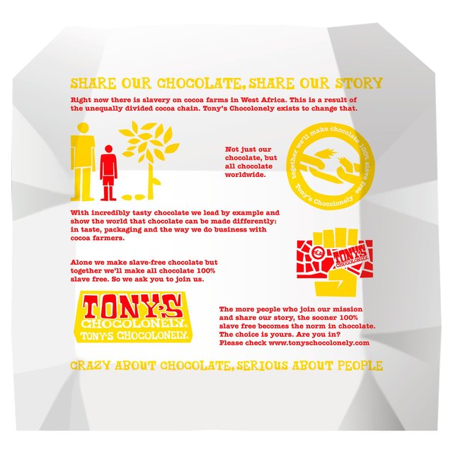 Tony's Chocolonely Milk Chocolate 32% Almond Honey Nougat   180g GOODS M&S