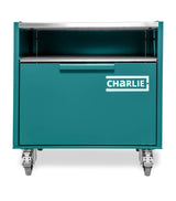 Harrods Outdoor Island Cabinet with Castors and Aluminum Drawers - 120cm Wide- Buy online at McGrocer