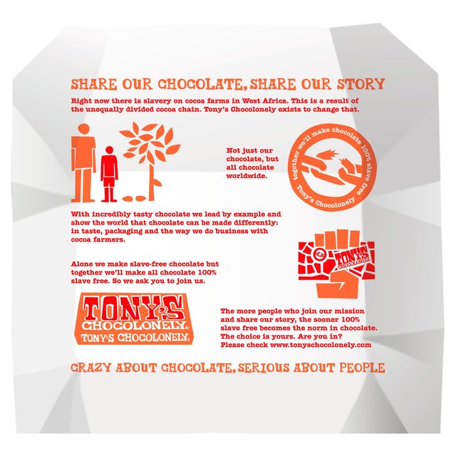 Tony's Chocolonely Milk Chocolate Caramel Sea Salt   180g GOODS M&S