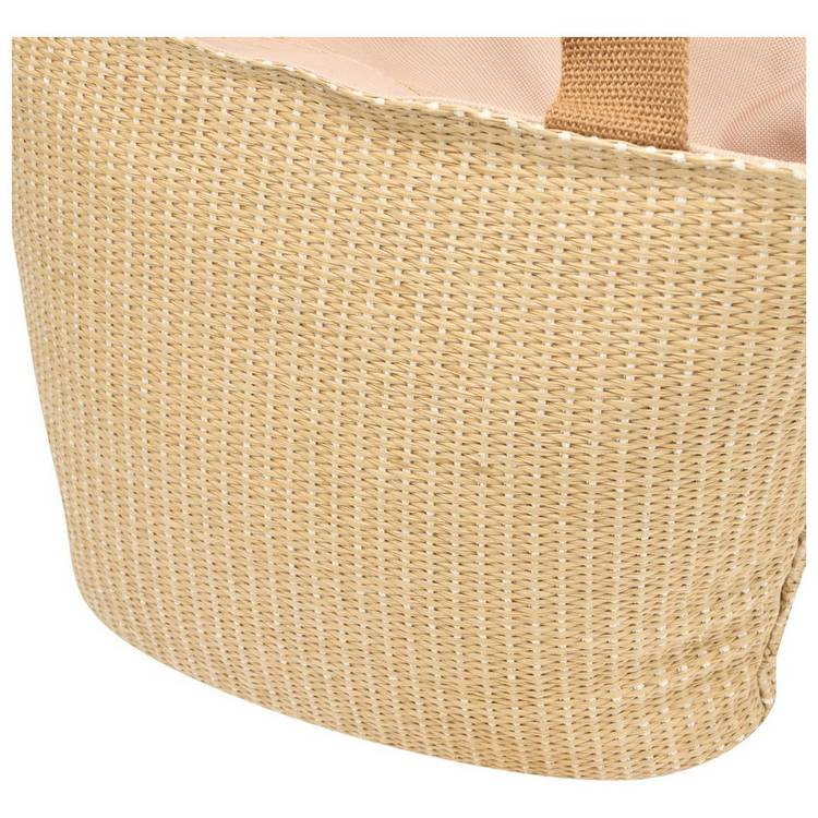 Polar Gear beige woven lunch bag, imported from the UK