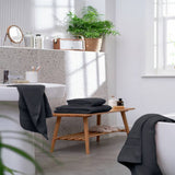 Habitat Supersoft hand towel slate grey 2 pack, imported from the UK