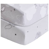 Argos Disney Dumbo Cotton Twin Pack Nursery Fitted Sheet - Cot- Buy online at McGrocer