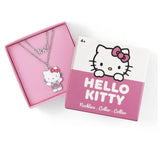 Hello Kitty silver plated pendant necklace set 55cm (British brand)