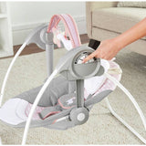 Ingenuity portable baby swing Flora the Unicorn - British product