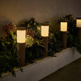 Argos Garden by Solar Faux Rattan Bollard Light Pack of 4 Solar Garden Light- Buy online at McGrocer