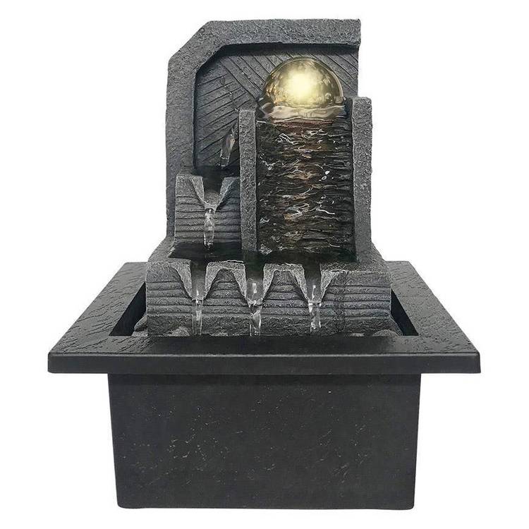 Menkind water fountain with spinning ball 21cm - British product