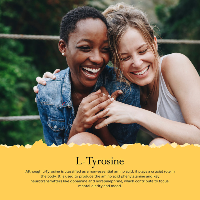 Solaray L-Tyrosine free-form amino acid supplement 60 capsules (British brand)