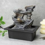Argos Menkind Cascading Rocks Desk Fountain H23 W17 D26cm- Buy online at McGrocer