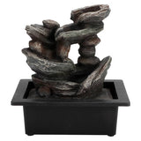 Menkind cascading rocks fountain with LED lighting, imported from the UK