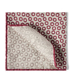 Brunello Cucinelli silk pocket square polka dot 35cm (British brand)