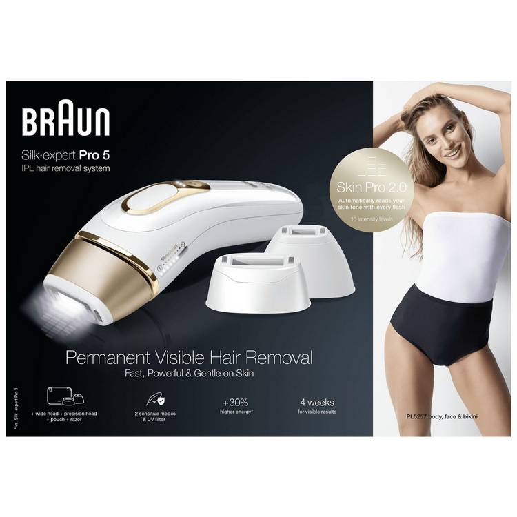 Braun Silk Expert Pro 5 IPL hair removal device - British product