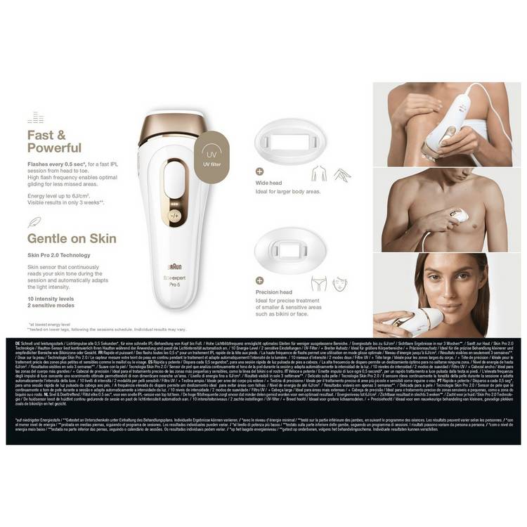 Braun Silk Expert Pro 5 IPL hair removal device - British product