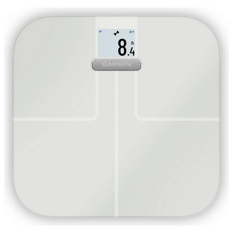 Garmin Index S2 smart bathroom scales white, UK version
