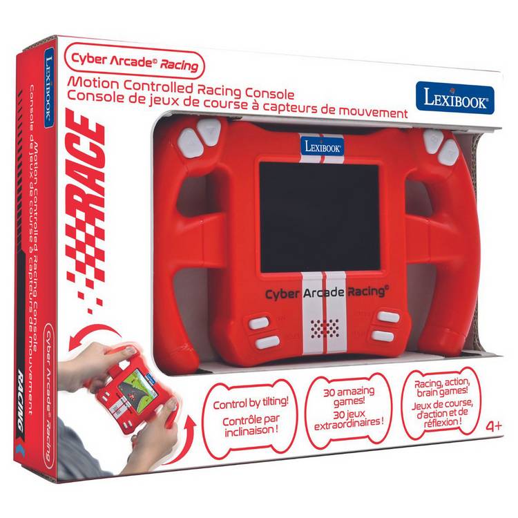 Lexibook motion controlled racing console with 30 games - British product