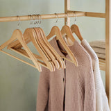 Argos Home wooden hangers set of 10 (British brand)