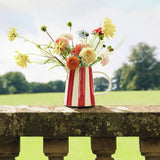 Habitat x Sanderson large stripe stoneware jug (British brand)