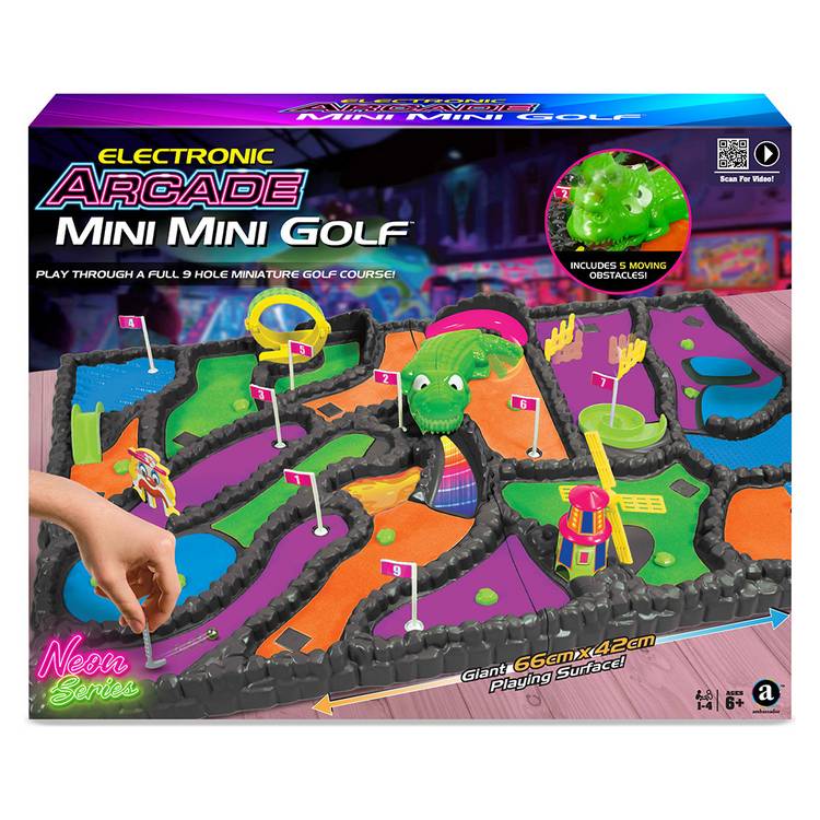 Menkind electronic mini golf arcade tabletop game, UK version
