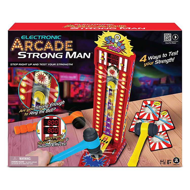 Menkind Strongman Arcade game with electronic score counter - British product