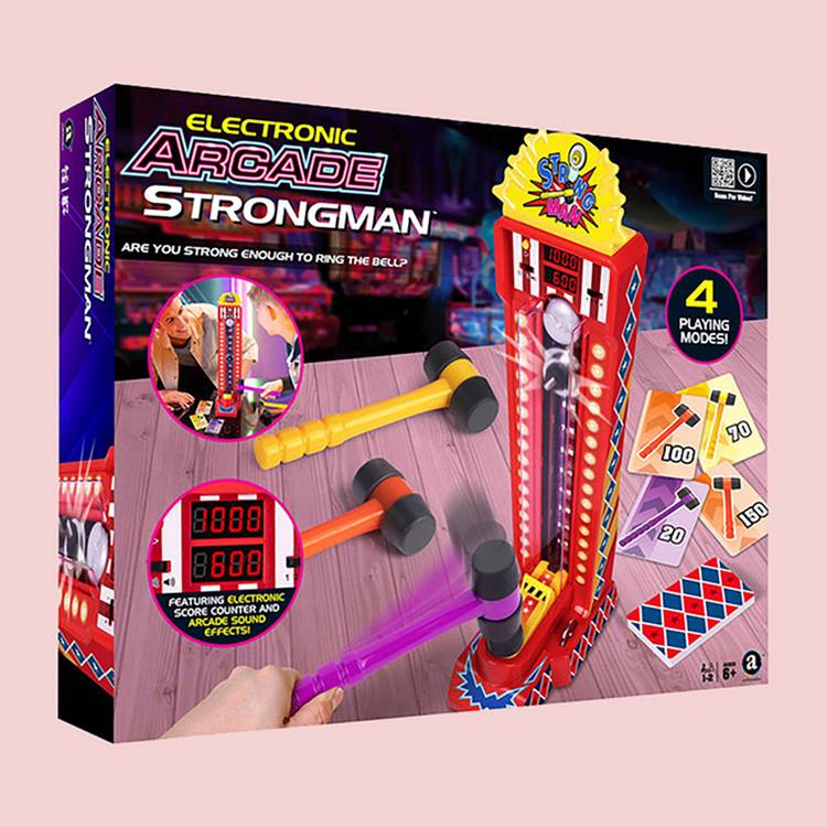 Menkind Strongman Arcade game with electronic score counter - British product