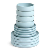 Habitat 12-piece stoneware dinner set in blue, UK version