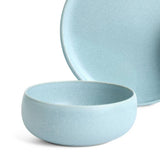Habitat 12-piece stoneware dinner set in blue, UK version