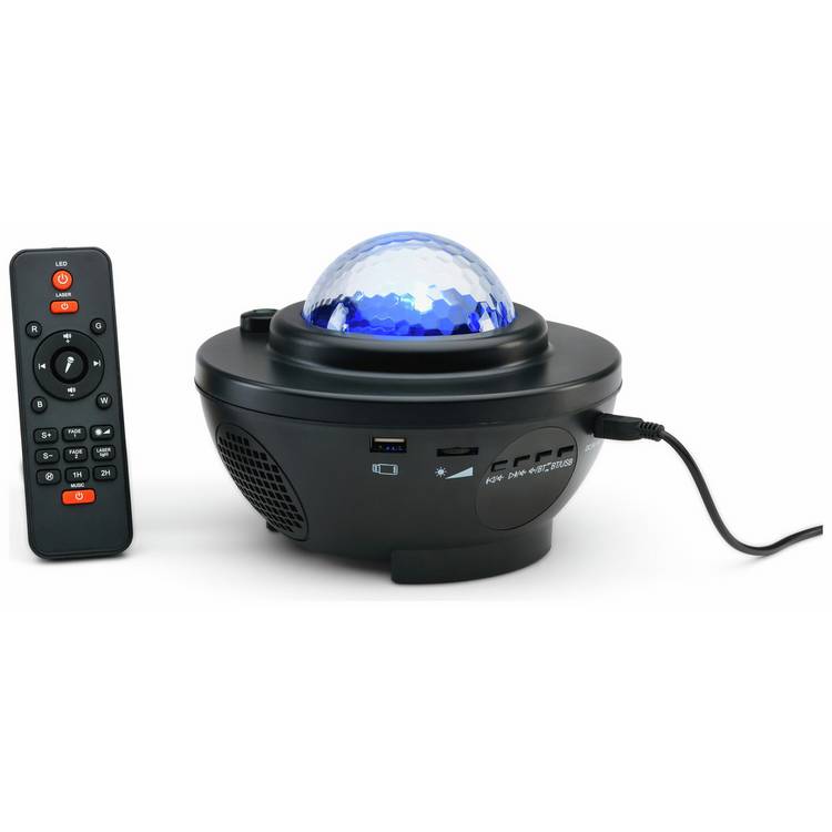 Menkind RED5 galaxy projection lamp with Bluetooth speaker (British brand)