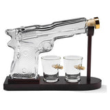 Menkind gun decanter and glasses set 220ml, UK version