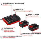 Einhell battery charger kit twin pack 18V 4.0Ah, UK version