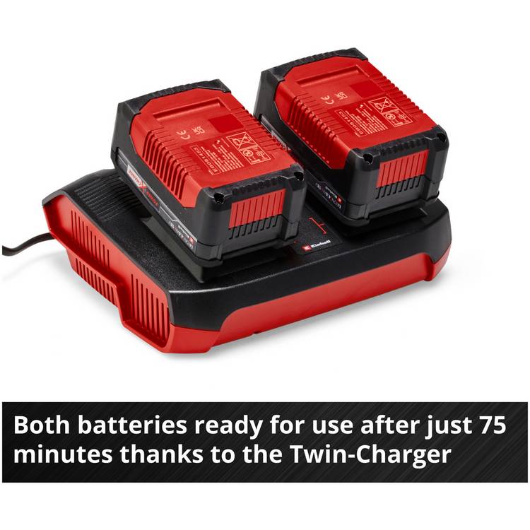 Einhell battery charger kit twin pack 18V 4.0Ah, UK version