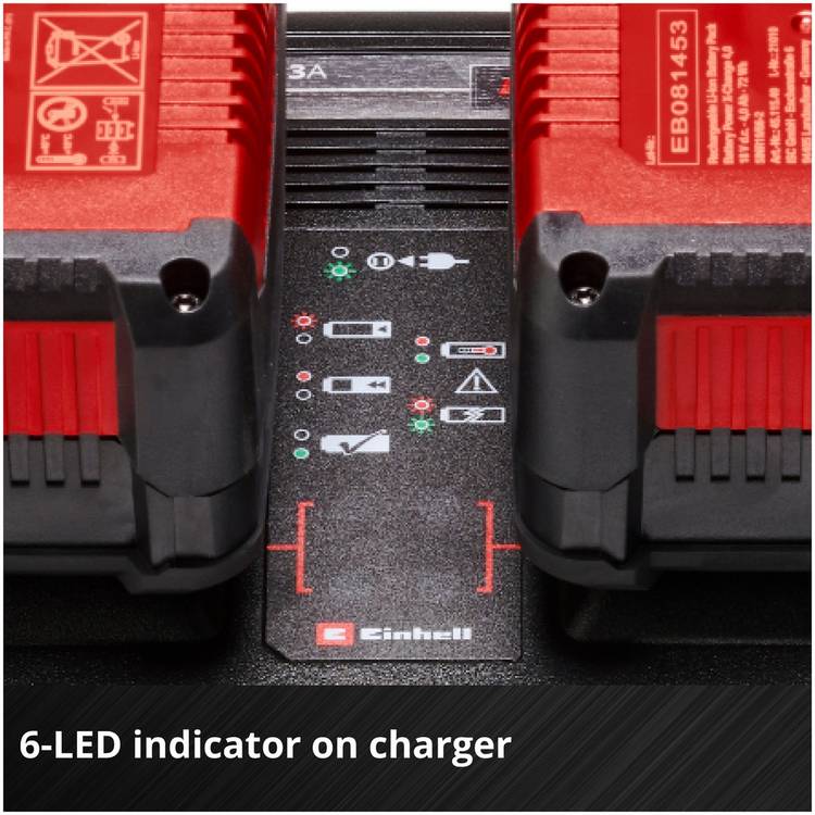 Einhell battery charger kit twin pack 18V 4.0Ah, UK version