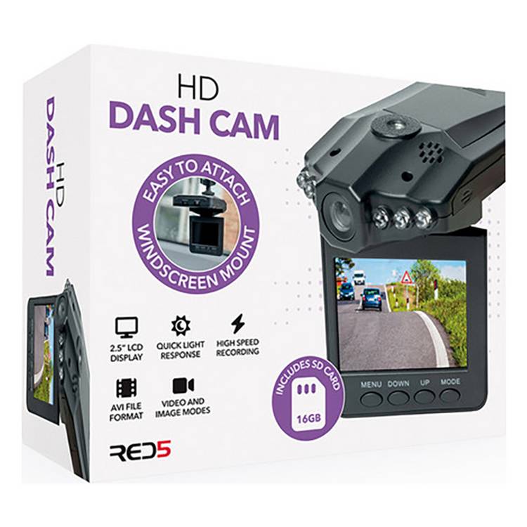 Menkind RED5 HD Dash Cam (British brand)