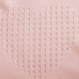 Argos Home kids bedding set waffle heart blush single, imported from the UK