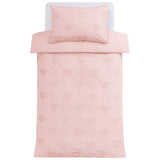 Argos Home kids bedding set waffle heart blush single, imported from the UK