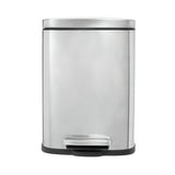 Home rectangular pedal bin 5L chrome, imported from the UK