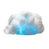 Menkind LED Cloud Lamp DIY kit with remote control, UK version