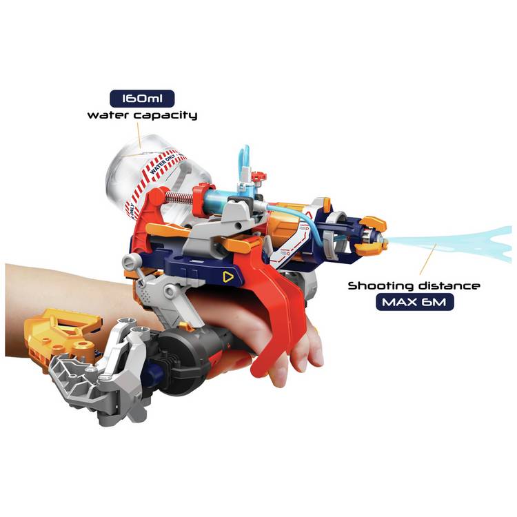 Menkind Mega Cyborg 5 transforming water blaster 180 pieces, UK version