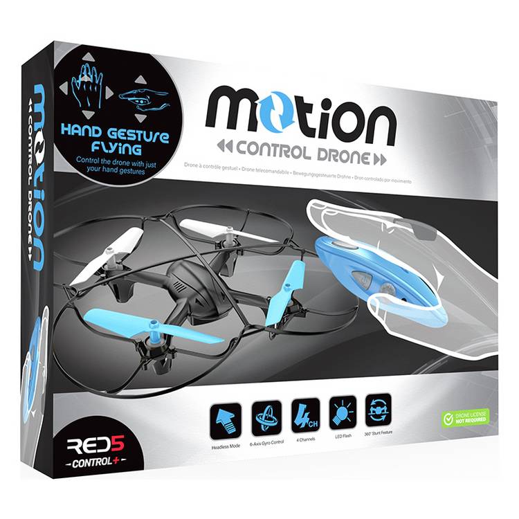 Menkind RED5 motion control quadcopter Blue Edition, UK version