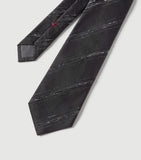 Brunello Cucinelli silk-cotton stripe tie 8cm, imported from the UK