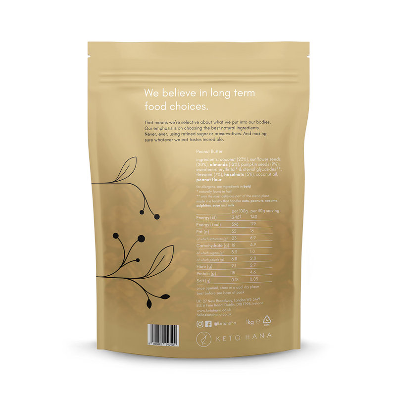 Keto Hana Peanut Keto Granola 1kg